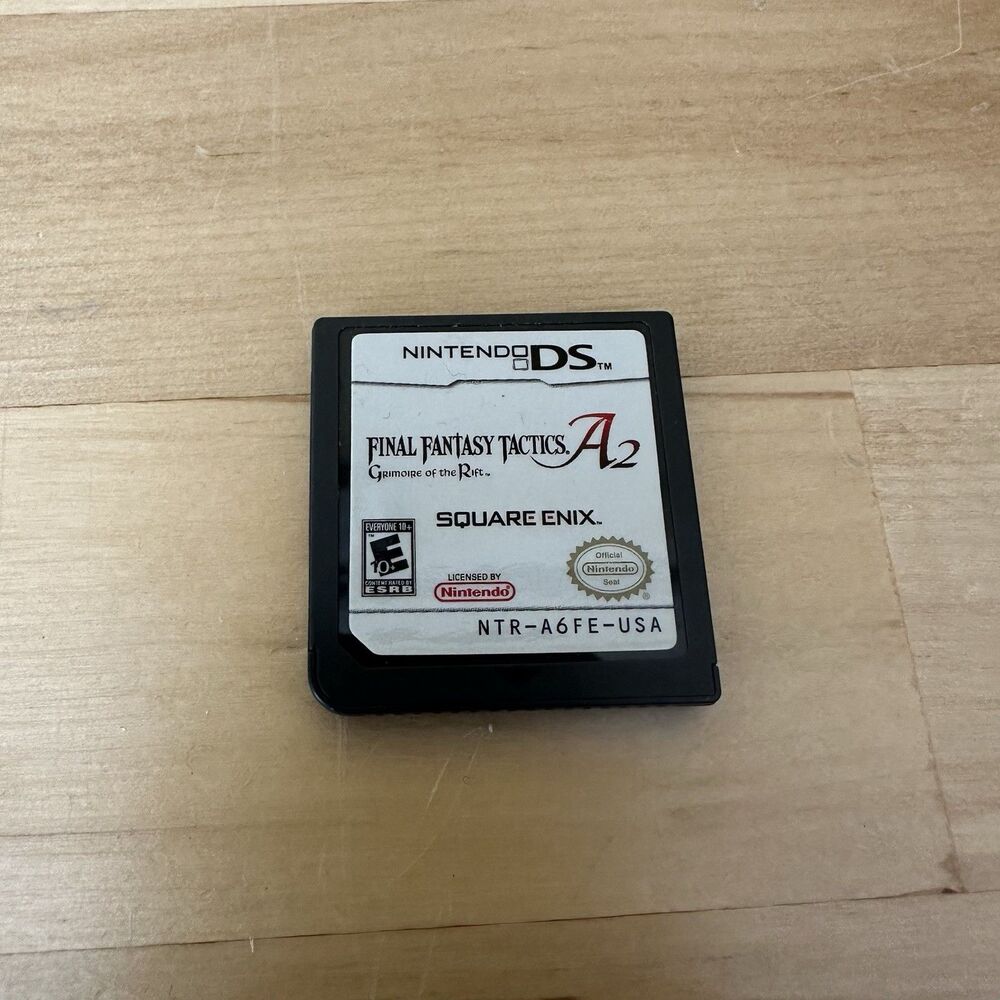 FINAL FANTASY TACTICS A2: GRIMOIRE OF THE RIFT FOR NINTENDO DS CART ONLY, NO BOX